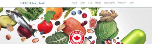 CLE holistic health screenshot