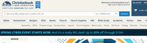 Christianbook screenshot