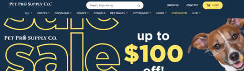 pet pro supply screenshot