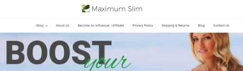 maximum slim affiliate program
