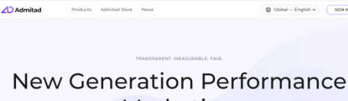 Admitad screenshot