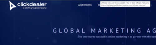 ClickDealer screenshot