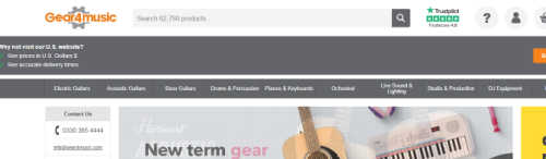 Gear4Music screenshot