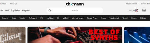 Thomann screenshot