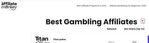 The Affiliate Monkey screenshot