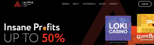 Alpha Affiliates screenshot