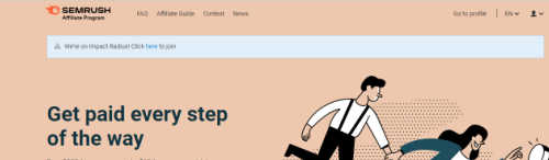 SEMrush screenshot