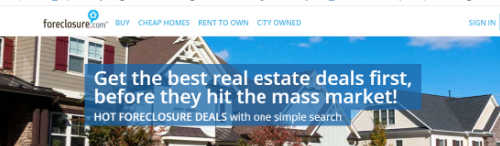 Foreclosure.com screenshot