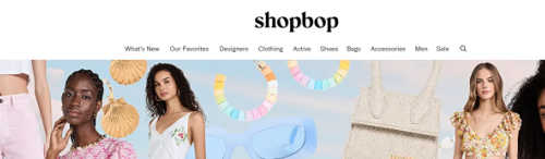 Shopbop screenshot