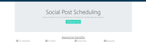 SocialOomph screenshot