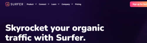 Surfer SEO screenshot