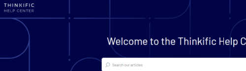 Thinkific screenshot