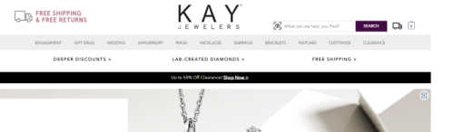 KAY Jewelers screenshot