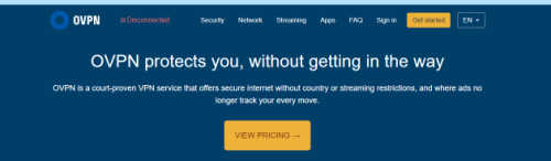 OVPN screenshot