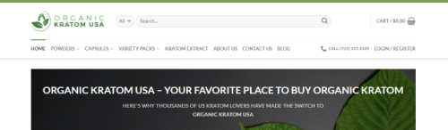 Organic Kratom USA screenshot