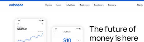Coinbase screenshot