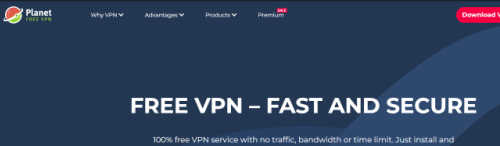 Planet Free VPN screenshot