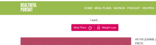 Healthful Pursuit screenshot