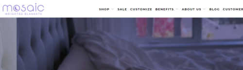 Mosiac Weighted Blankets screenshot