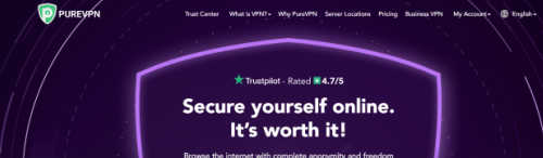 PureVPN screenshot