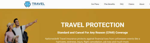 Nationwide Travel Insurance screenshot