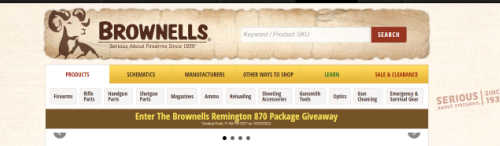 Brownells screenshot