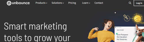 Unbounce screenshot