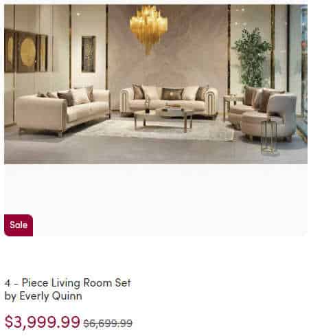 Everly Quinn Living Room Set image