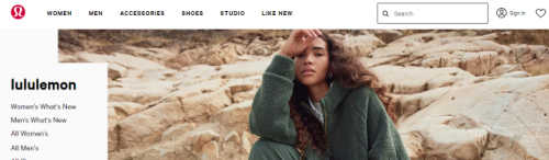Lululemon screenshot