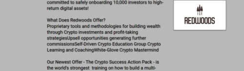 Redwoods Crypto screenshot