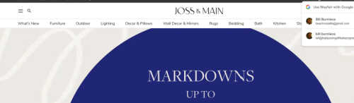Joss & Main screenshot