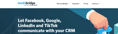 LeadsBridge screenshot