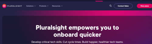Pluralsight screenshot