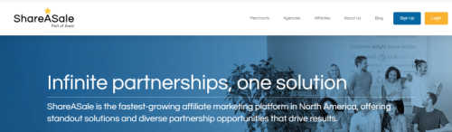 ShareASale screenshot