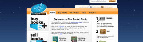 Blue Rocket Books screenshot