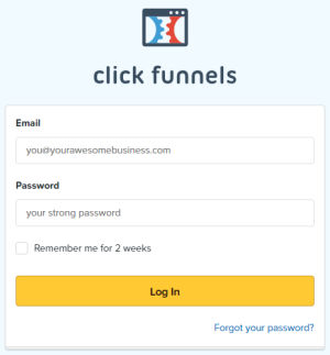 ClickFunnels 1.0 login