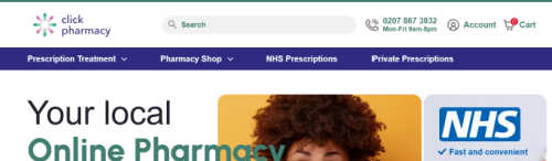Click Pharmacy screenshot
