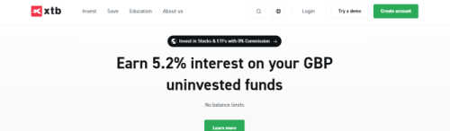 XTB screenshot