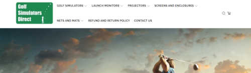 Golf Simulators Direct screenshot