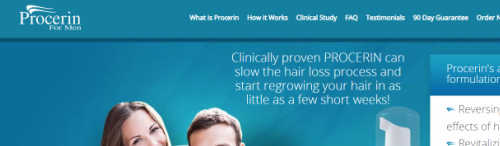 procerin for men screenshot