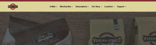 verena street coffee screenshot