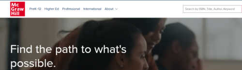 McGraw Hill screenshot