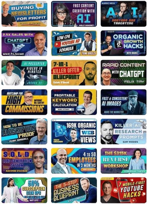 Steal Our Winners content library