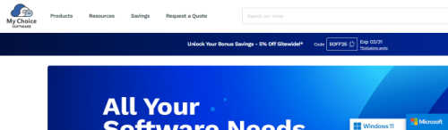 My Choice Software screenshot