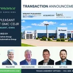 Performance Brokerage Services Advises on the Sale of Mount Pleasant Chevrolet GMC Chrysler Dodge Jeep Ram in Mount Pleasant, Iowa, from Coleman Automotive Group to Lani Automotive Group